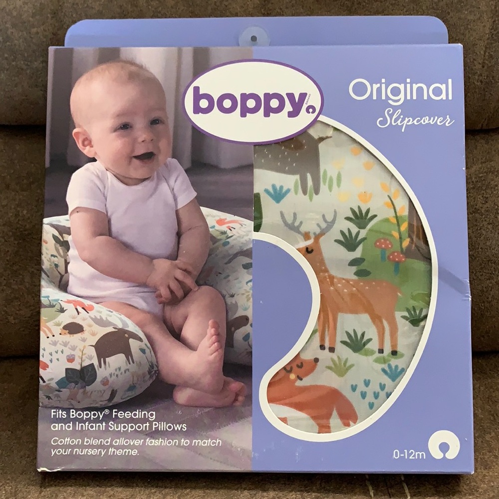 Boppy slipcover earth tone woodland